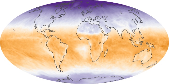 Global Map Net Radiation Image 4