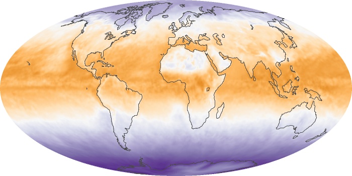 Global Map Net Radiation Image 22