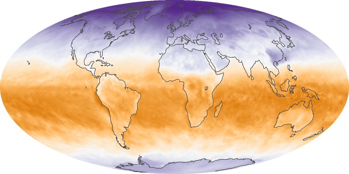 Global Map Net Radiation Image 68