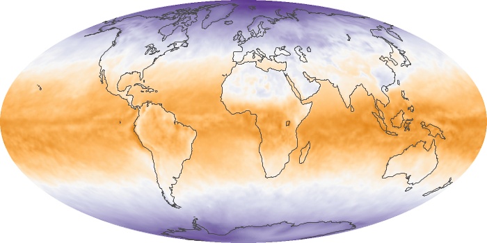 Global Map Net Radiation Image 69
