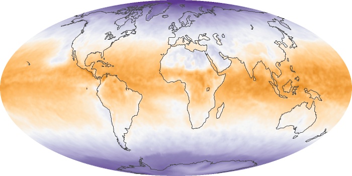 Global Map Net Radiation Image 75