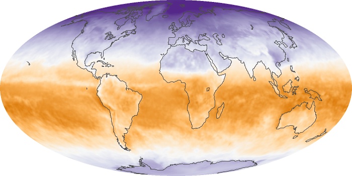Global Map Net Radiation Image 92