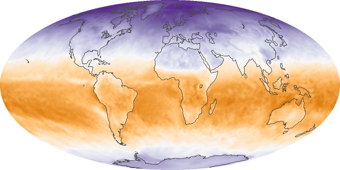 Global Map Net Radiation Image 104