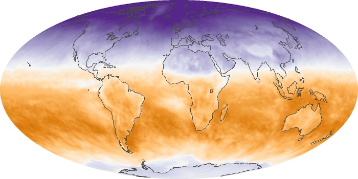 Global Map Net Radiation Image 125
