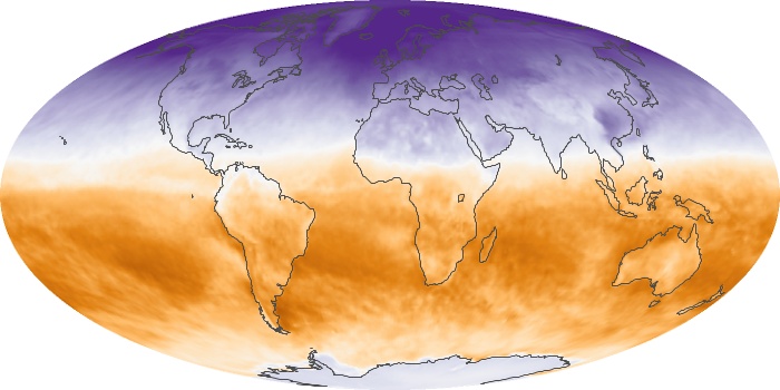 Global Map Net Radiation Image 151