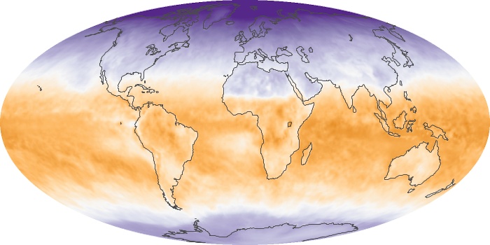 Global Map Net Radiation Image 160