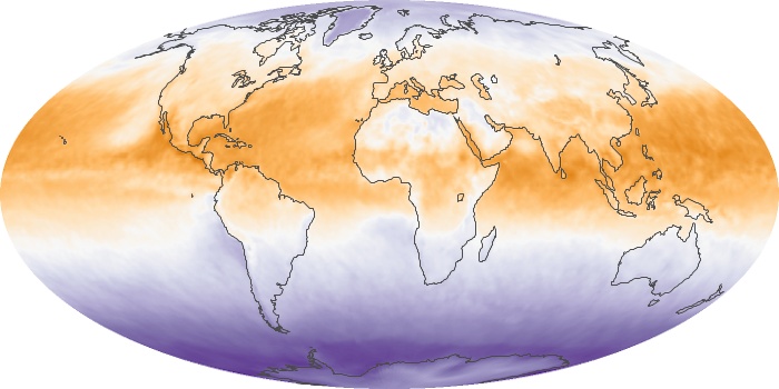 Global Map Net Radiation Image 194