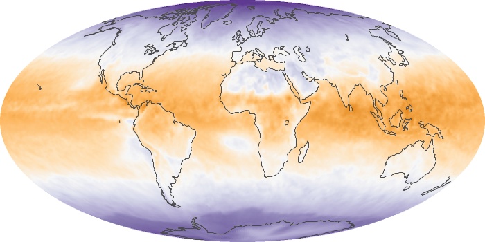Global Map Net Radiation Image 195