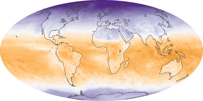 Global Map Net Radiation Image 196