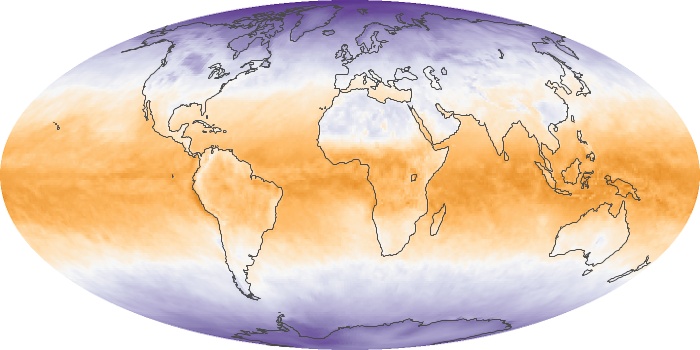Global Map Net Radiation Image 201