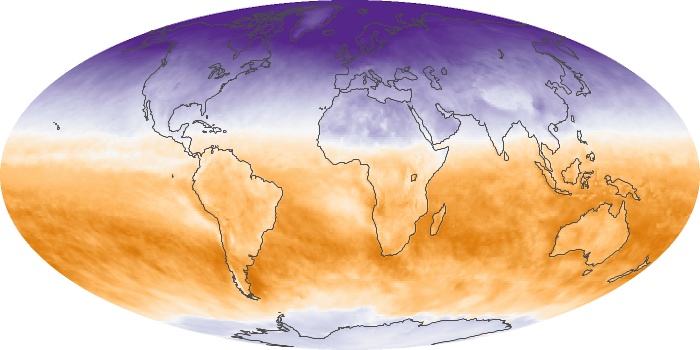 Global Map Net Radiation Image 221