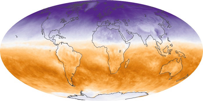 Global Map Net Radiation Image 222