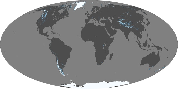 Global Map Snow Cover Image 13