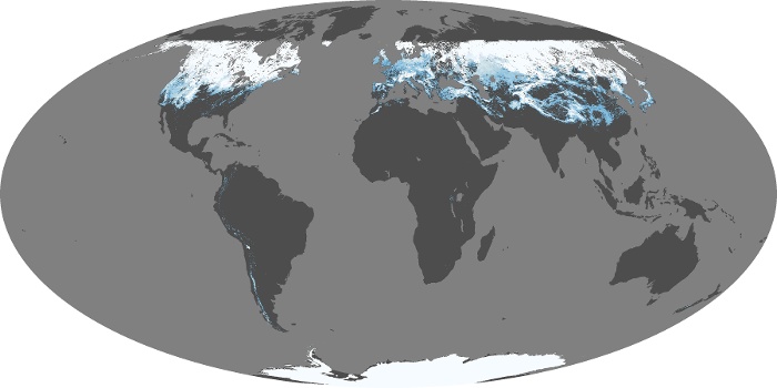 Global Map Snow Cover Image 30