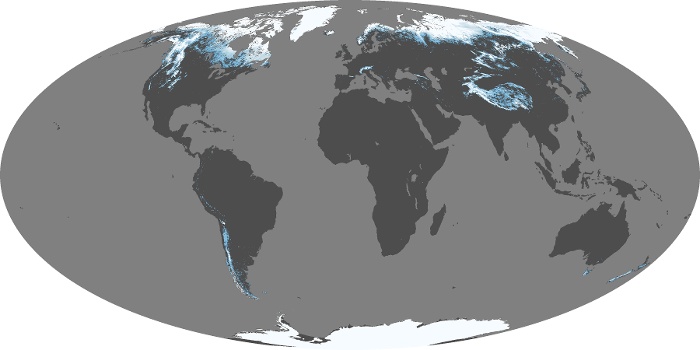 Global Map Snow Cover Image 95