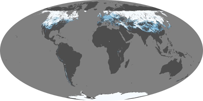 Global Map Snow Cover Image 114