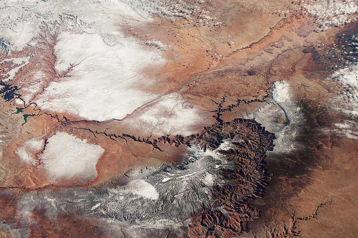 Grand Canyon Under Snow