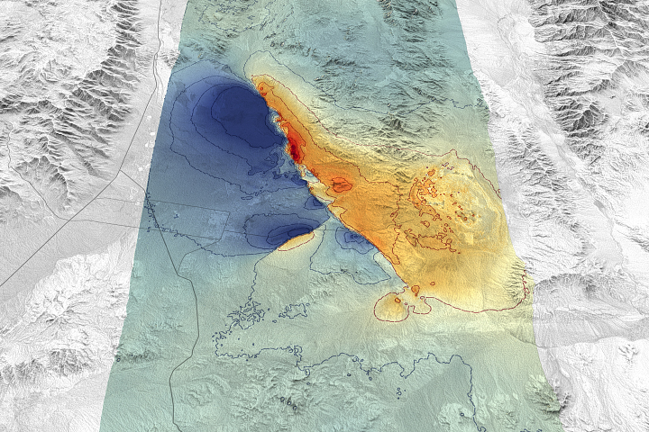 Measuring Movement from the Ridgecrest Quake