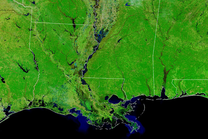 Winter Flooding on the Mississippi