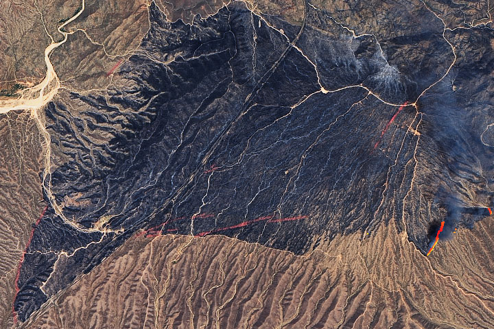Bush Fire Scorches Lands Near Phoenix