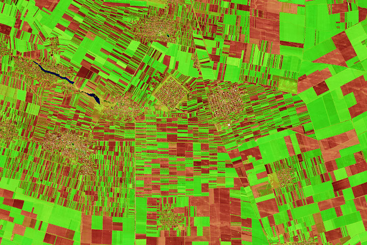 Romania’s Patchwork of Farm Fields