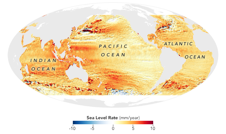 Taking a Measure of Sea Level Rise: Ocean Altimetry - related image preview