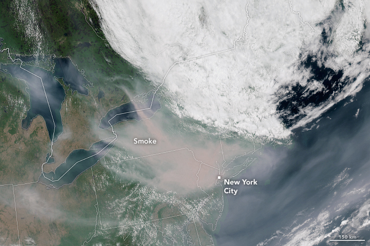 Smoke Smothers the Northeast - related image preview