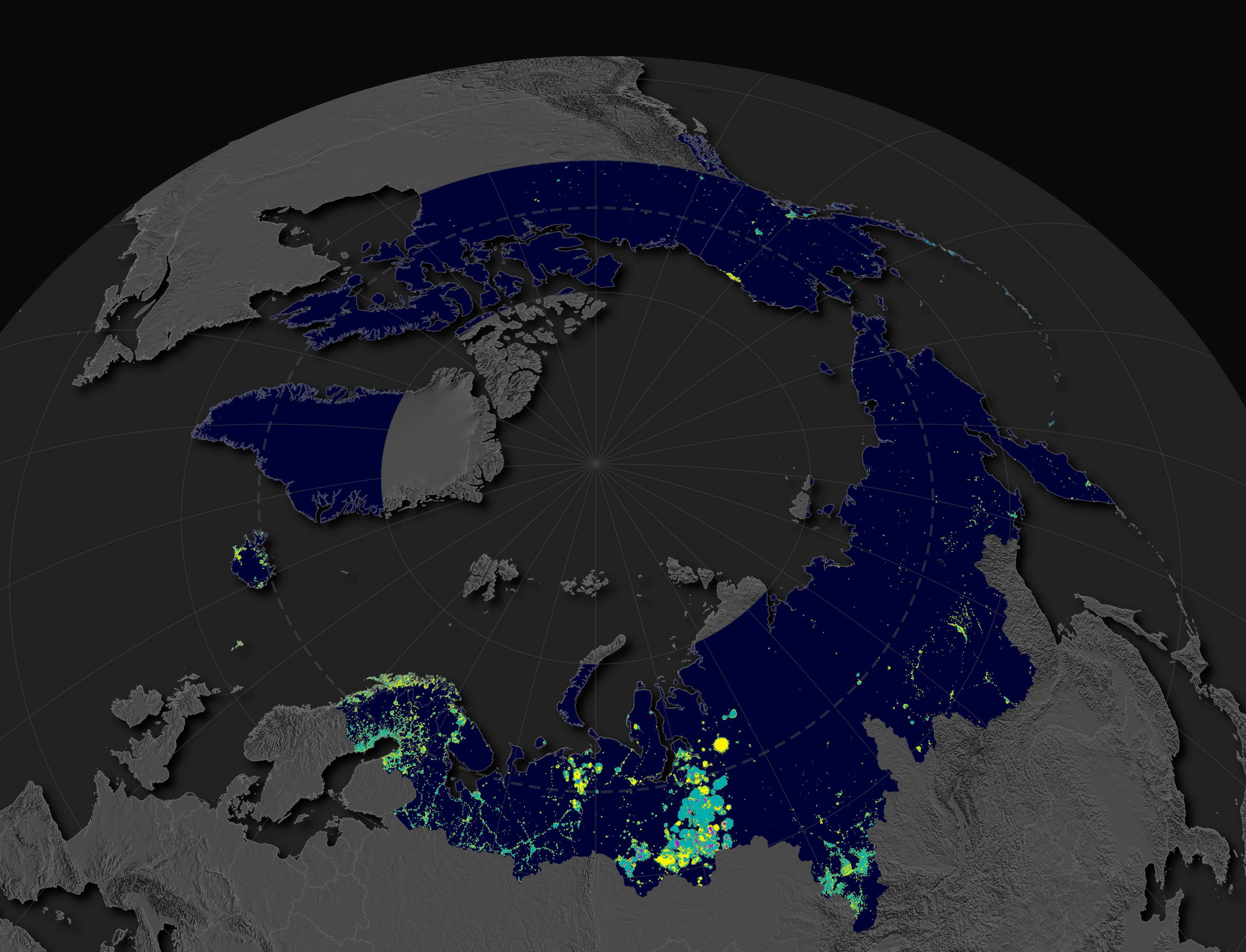 Nighttime Lights Reveal Industrial Activity in the Arctic - related image preview