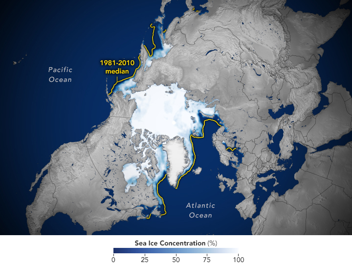Winter Sea Ice Reached New Lows in the Arctic - related image preview