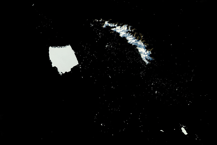 Antarctic Iceberg Loses Its Edge