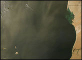 Dust Storm off Western Sahara