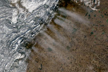 Lee Clouds in Russia’s Ural Mountains