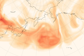 Dust Dominates Overseas Aerosol Imports to North America