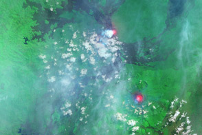 Nyamuragira Volcano Erupts