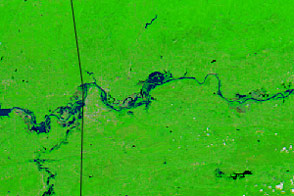 Flooding on the Arkansas River