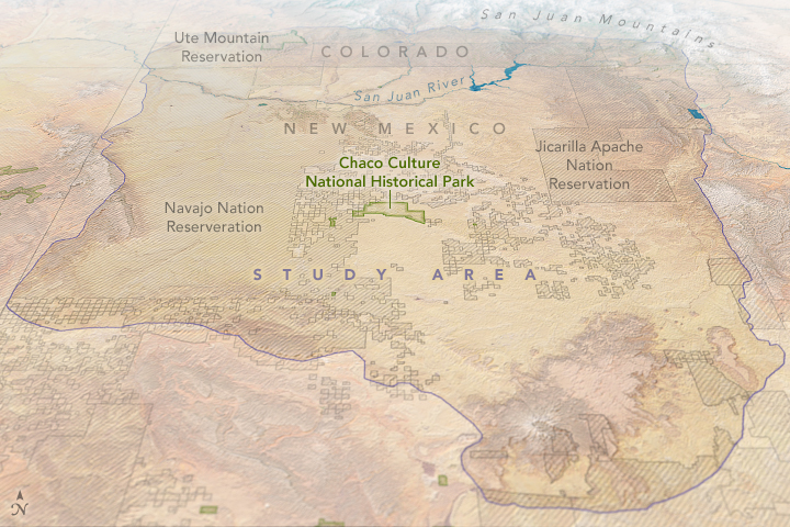 Mapping Modern Threats to Ancient Chacoan Sites